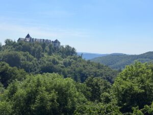 Blick auf Schloss Waldeck