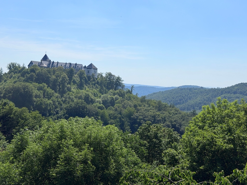 Blick auf Schloss Waldeck